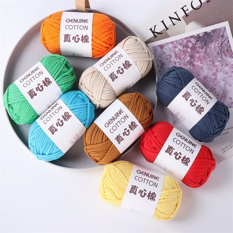 Cloth Cotton Thread DIY Hand Crochet Blanket Scarf Hat Thick Yarn Ball