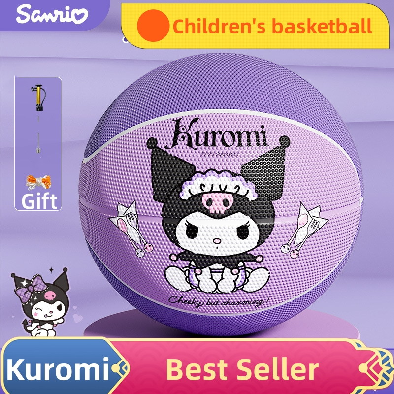 KUROMI Children's Basketball Bola Keranjang Sukan Sekolah Getah Tebal Thick Soft Rubber Basketball Children's Basketball