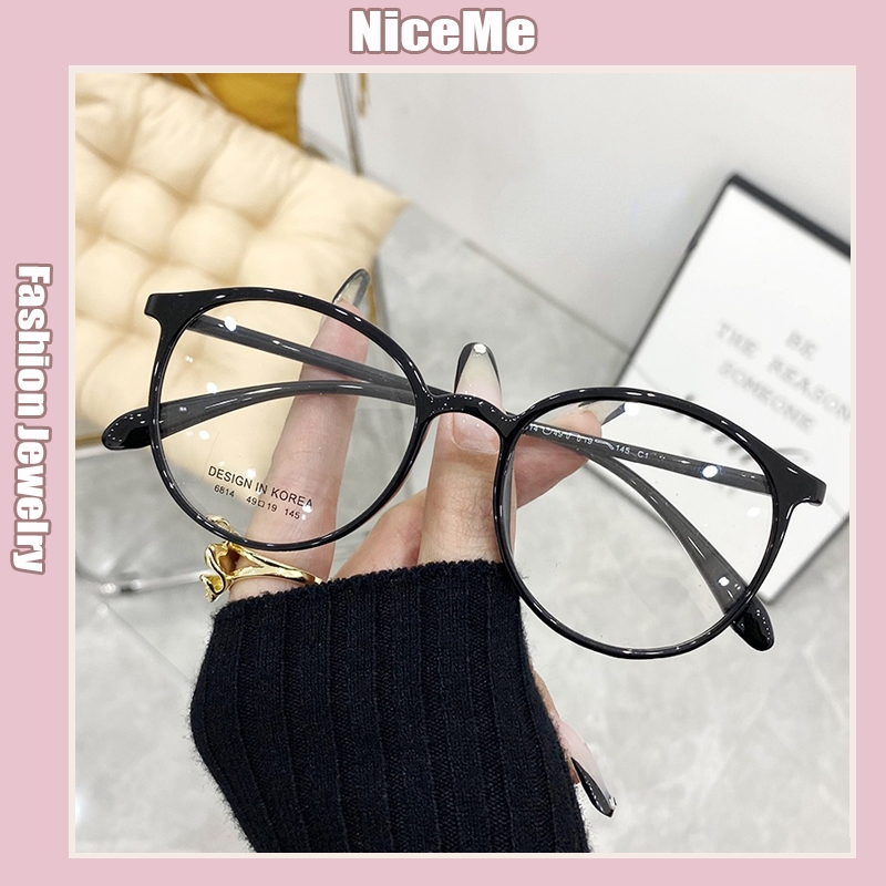 Korean Eyeglasses Fashion Anti Blue Light Blocking Glasses Round Frame Anti Radiation Glasses Unisex