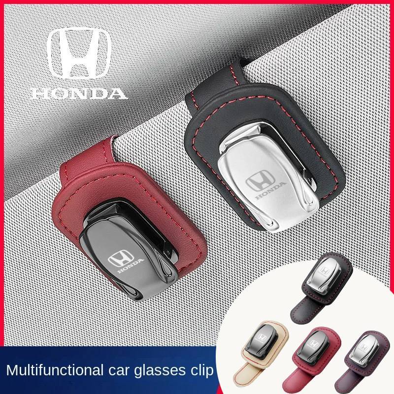 Honda Car Glasses Clip Car Creative Sunglasses Box City Jazz Civic Crv Xrv Camry Accord Car Storage Anti-skid Car Inner Sunshade Accessories