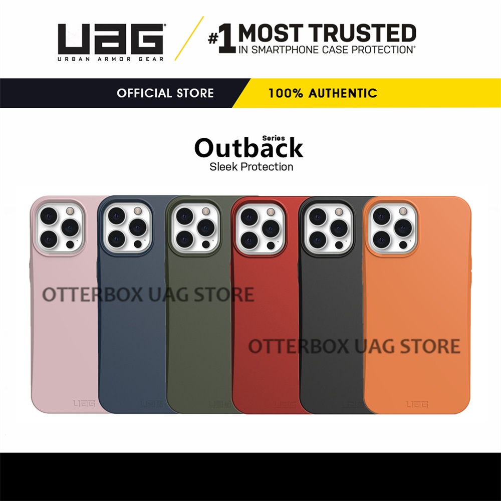 UAG iPhone 14 13 Pro Max / 14 Pro / 14 Plus / 14 Case Cover Outback Eco-Friendly Slim Protective 100% Biodegradable & Compostable iPhone Casing