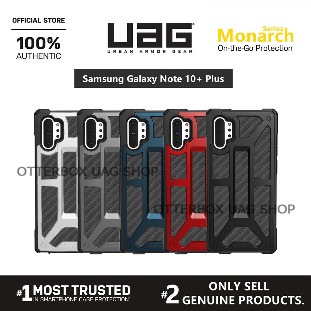 UAG Samsung Galaxy Note 10+ Plus / Galaxy Note 20 Ultra Carbon Fiber Case Monarch Feather-Light Rugged Military Drop Tested Phone Case Cover