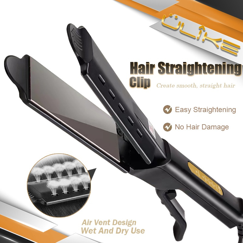 🔥Local Seller🔥Hot Sale Four-speed Steam Ceramic Salon Hair Straightener Professional Hair Straightener Electric Wet / Dry Straightening Ceramic