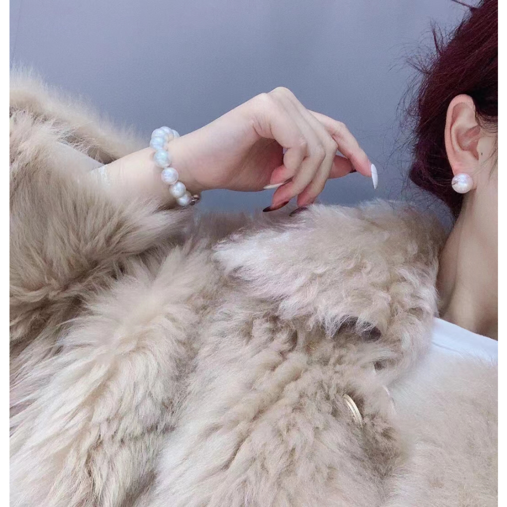 Natural Pearl Bracelet Necklace Pendant Earrings