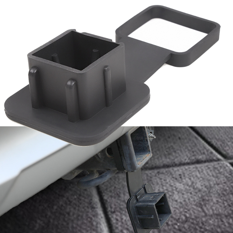 Universal 2 Inch Trailer Hitch Tube Cover Tow Hook Rubber Plug Cap Anti-dust RV car Auto Trailer Hitch Receiver Cap Dust Protecter