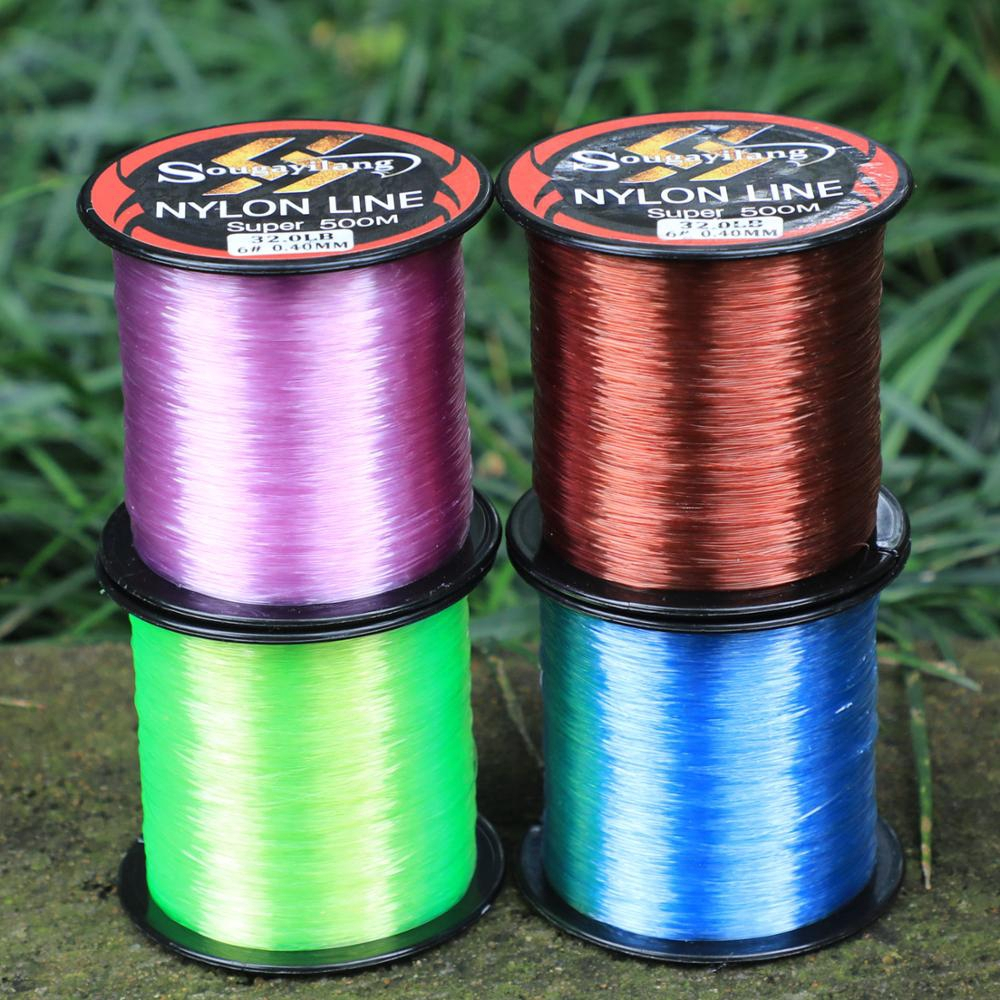 Sougayilang Super Strong Fishing Line Monofilament Nylon (11-36.3lb/500M)