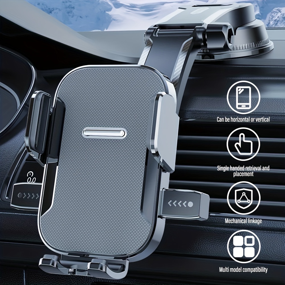 AUTOP 360° Rotatable Car Phone Holder For Dashboard And Windshield Suction Cup Cell Phone Mount Mobile Phone Support Compatible With iPhone Huawei Samsung Android