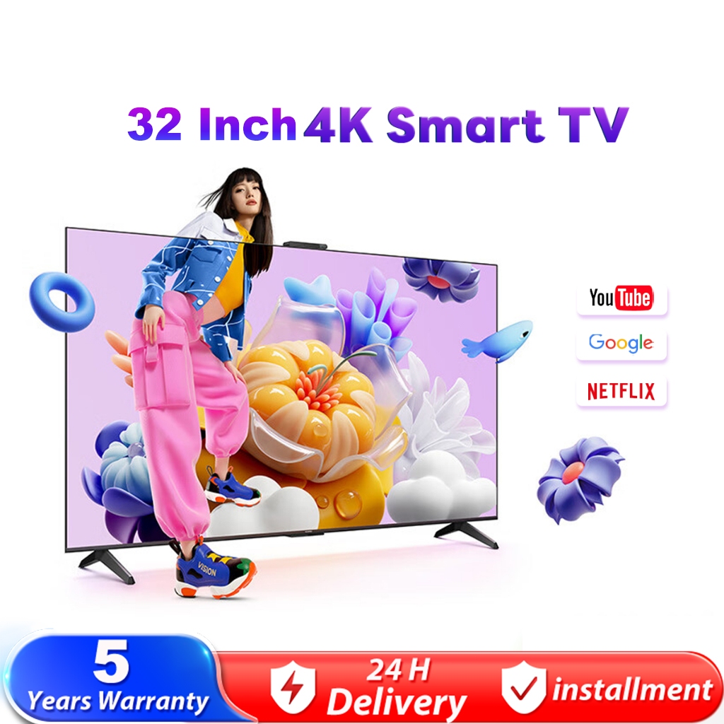 EXPOSE 4K UHD Android Smart TV 32 Inch Android TV 12.0 Dolby Audio With WiFi/YouTube/MYTV/Netflix/Hdmi 5 Year Warranty