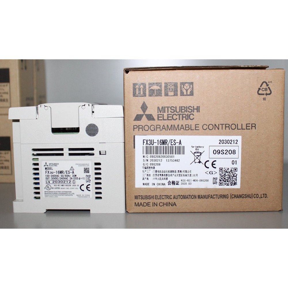 FX3U-16MT/ES-A Controller Mitsubishi plc 32MR/48MT/64MR/80MT/128MR/ES-A FX3U-16MR/ES-A FX3U-32MR/ES-A Mlc5