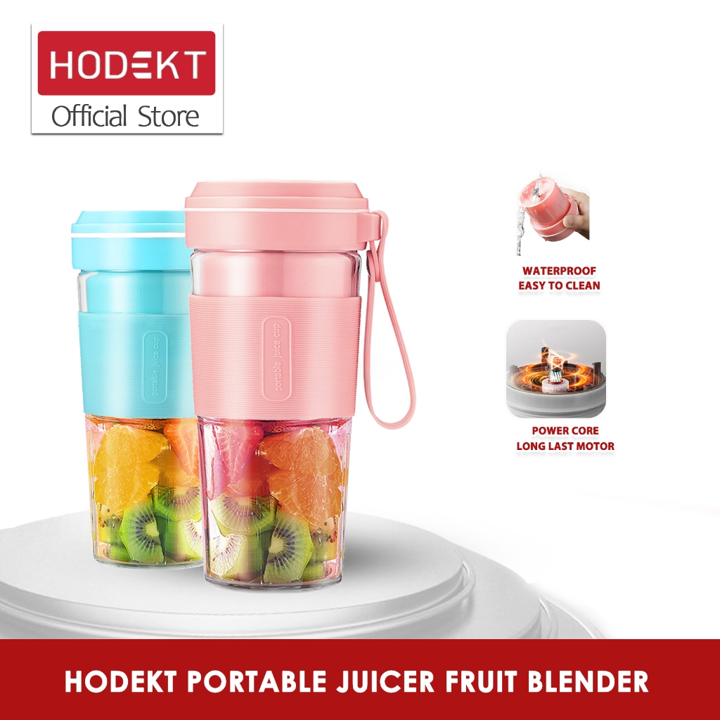 HODEKT Hyundai Mini Fruit Blender/USB Rechargeable Portable Juice Blender/blender buah/blender mini/blender murah/果汁机