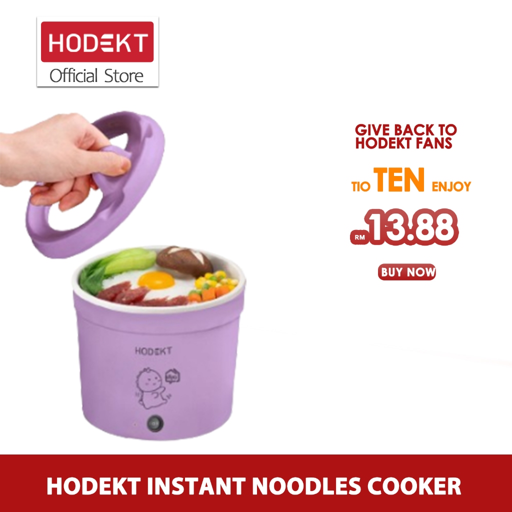 HODEKT Mini Electric Cooker Multi-function Electric Hot Pot Small Household Noodles Bowl student 电煮锅泡面锅