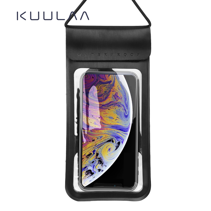 KUULAA Waterproof Phone Pouch Underwater Phone Bag Case Swimming Diving Phone Case Bag for Xiaomi Huawei Samsung