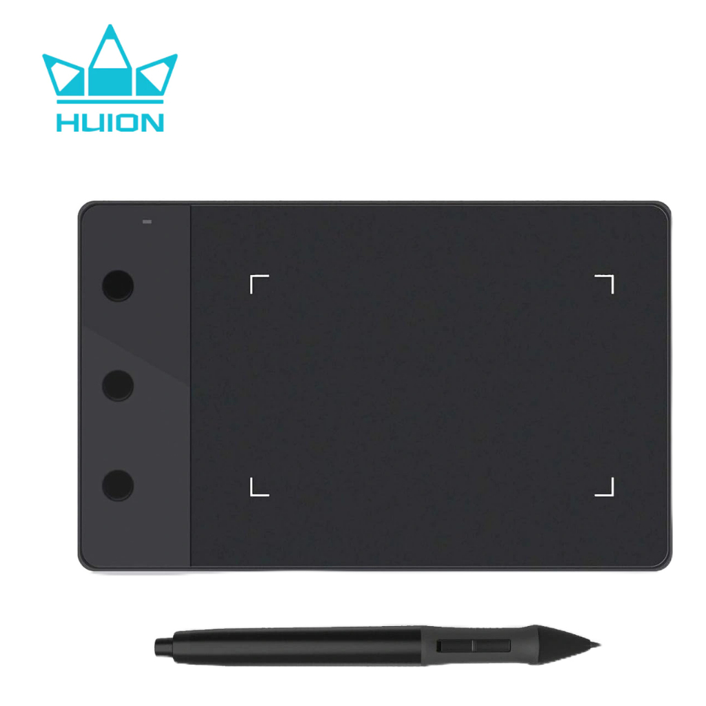 HUION Digital Graphic Drawing Tablet H420 OSU Signature Pad For Drawing Online Working for Beginner, laptop pc gaming