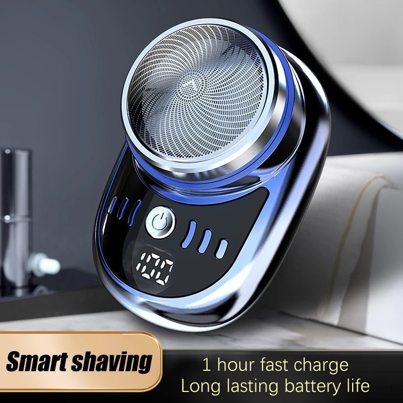 Portable Electric Shaver for Men Razor USB Charging Dry Wet Beard Shave Mini Pocket Shavers Waterproof Razor Travel Onboard