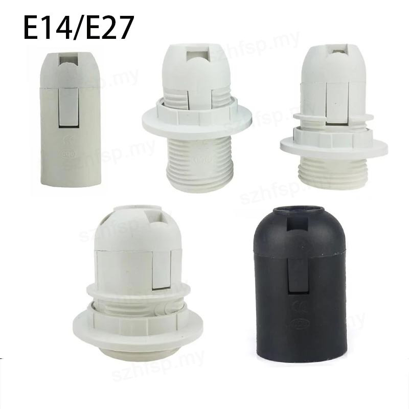 Screw E14 E27 M10 LED Light Bulb Base Cap Power Holder Electric Pendant Socket Lamp Shade Converter 220V 110V