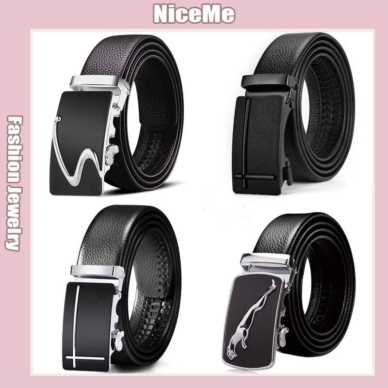 Korea Belt Men Premium High Quality Buckle Leather Belt Fashionable Casual Belt Tali Pinggang Lelaki