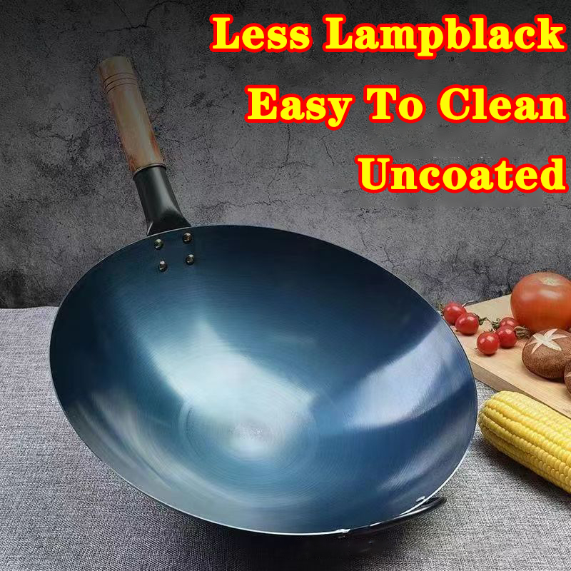 32cm/36cm/38cm Suitable For All Stoves Gas Induction Electric Stove pan non stick cast iron wok cast iron pan cast iron cookware  iron pot cast iron skillet pan