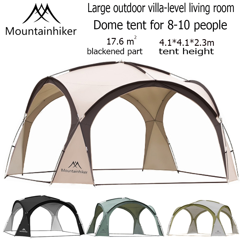 MOUNTAINHIKER Outdoor Portable Tent Shelter Dome Tent with Door Cloth Camping Dome Tent露营穹顶帐篷 露营穹顶帐篷 khemah camping