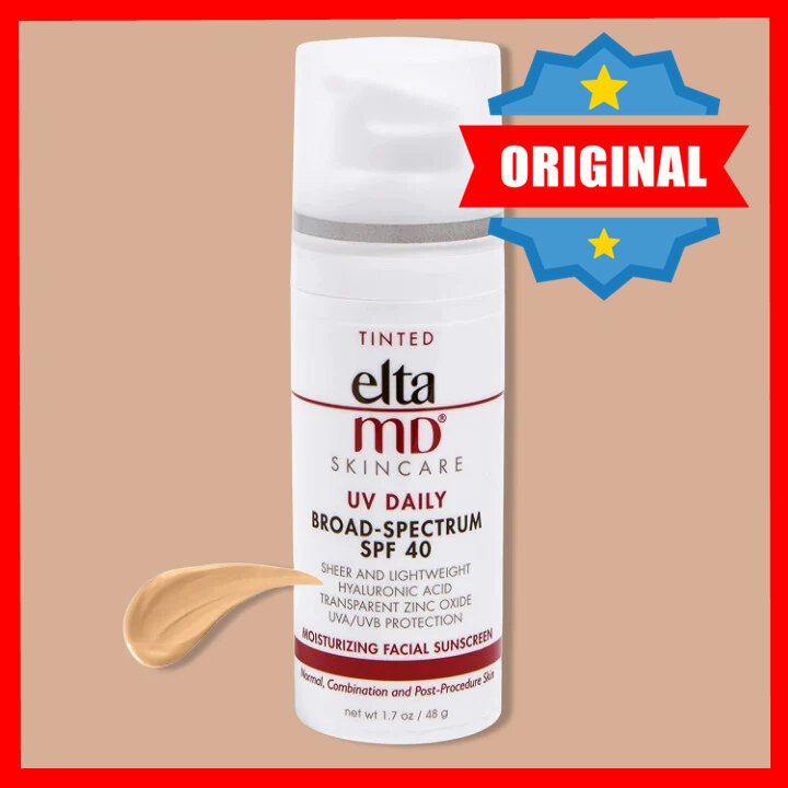 Buy 1 Free 1EltaMD Sunscreen Uv Daily Broad-Spectrum Spf40 48g Tinted Physical Sunblock