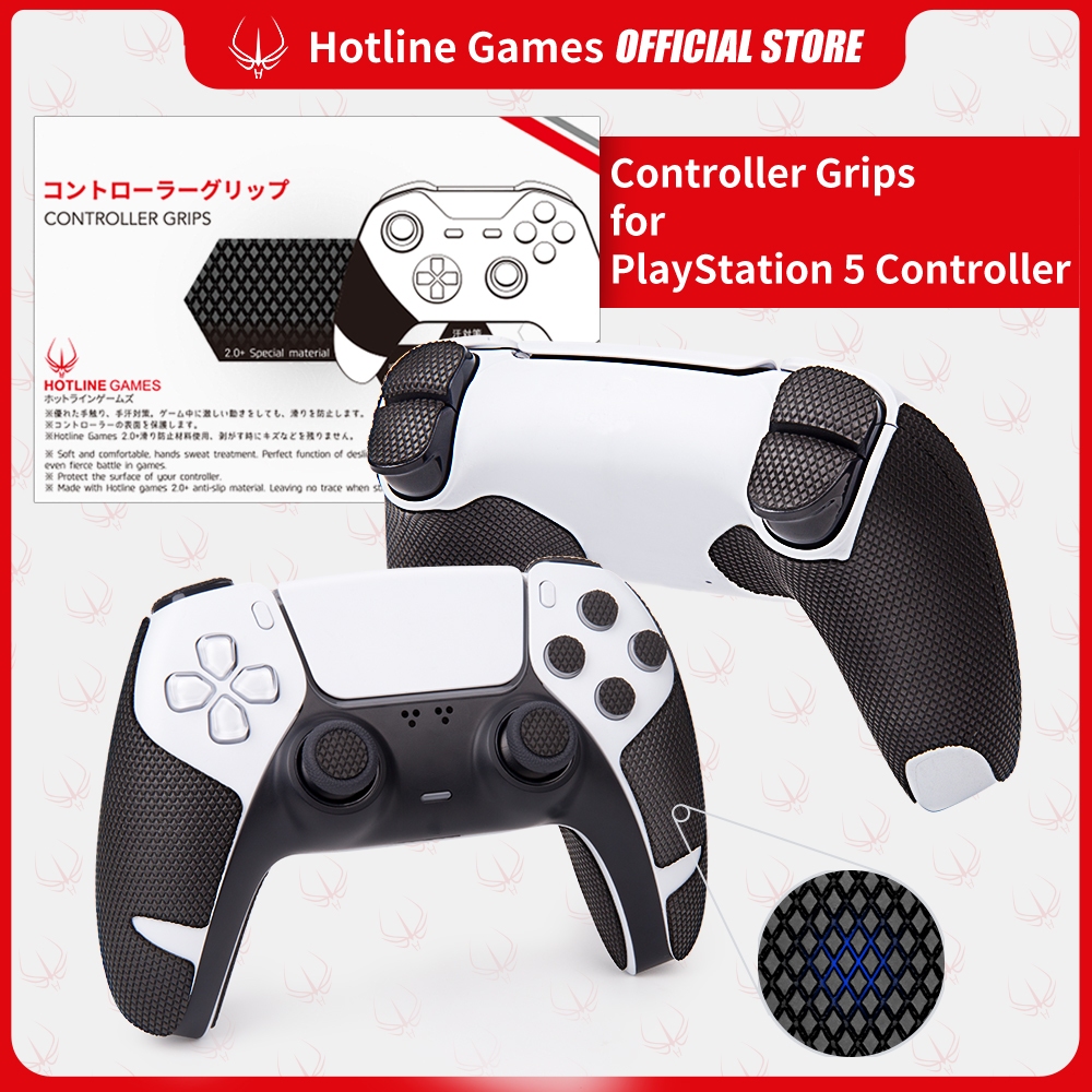 Hotline Games 2.0Plus Controller Grip Tape for PlayStation 5/PS5 Controllers,Anti-Slip,Easy to apply