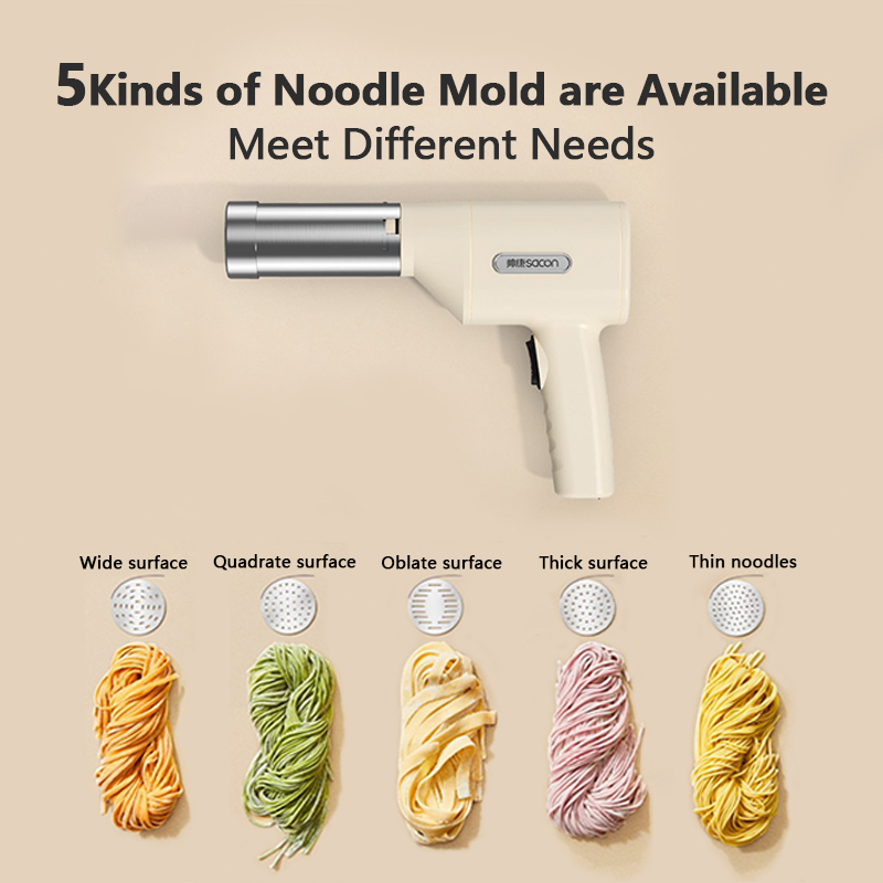 【Shipping from Malaysia】Noodle maker for household use, multifunctional handheld, small, simple, and easy to use, fully automatic noodle press, stainless steel