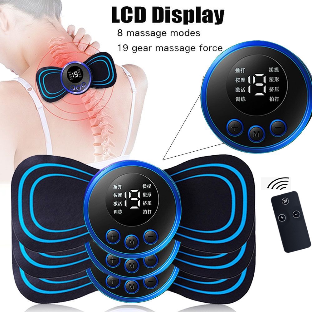 152 Modes Electric Pulse Neck Massager Cervical Shoulder Leg Body Massage Relax