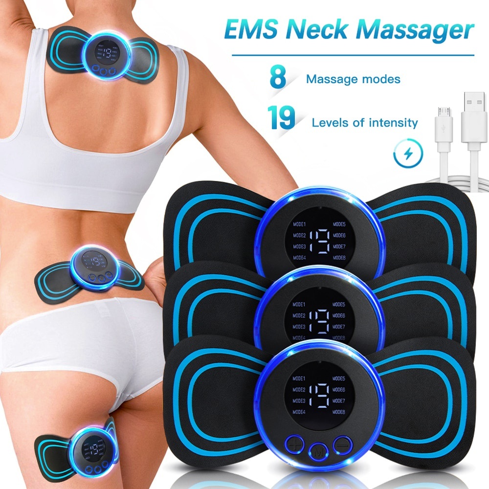 152 Mode Electric Neck Massager Mini Massager Portable Relief Muscle Soreness