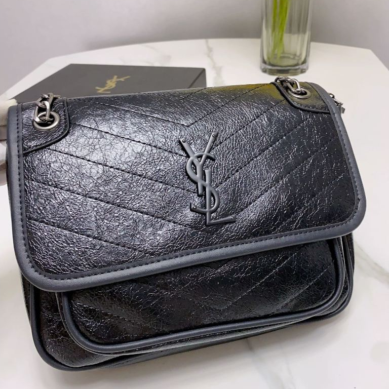 Ysl Saint Laurent New Style Trendy Chain Messenger Bag Large Capacity Crossbody