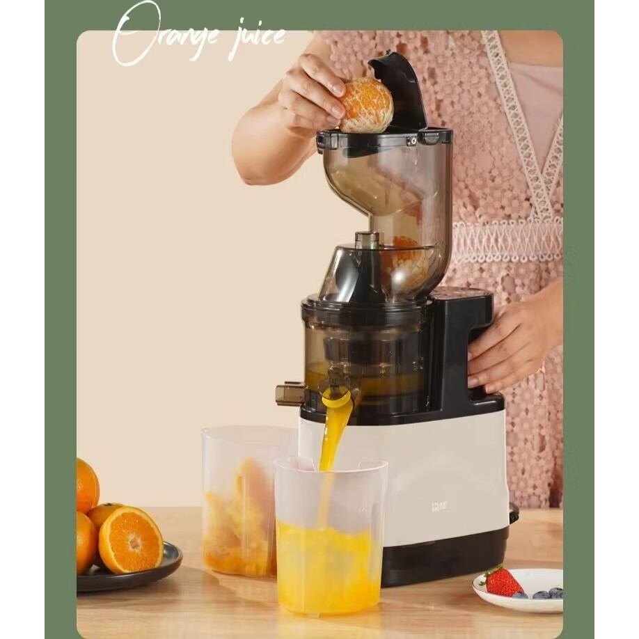 [MALAYSIA Stocks]Whole Slow Juicer with Wide Feeding Tube - Masticating Cold Press Juice with Screw