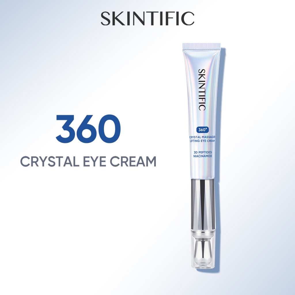 SKINTIFIC 360° Crystal Massager Lifting Eye Cream