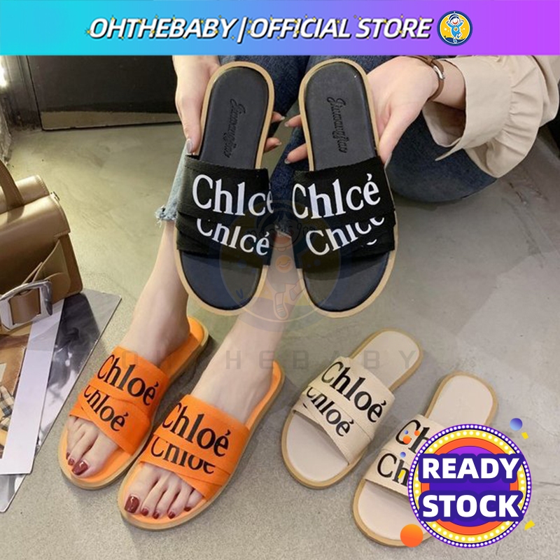 Women Sandals Orange Chloe Sandals Anti slip slippers