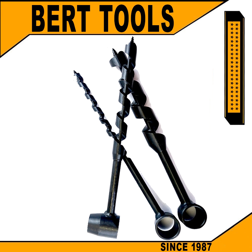 BERT｜Hand Auger Wood Drill Hand Auger Wrench Wood Auger Bushcraft Auger Survival Settlers Wrench Tool