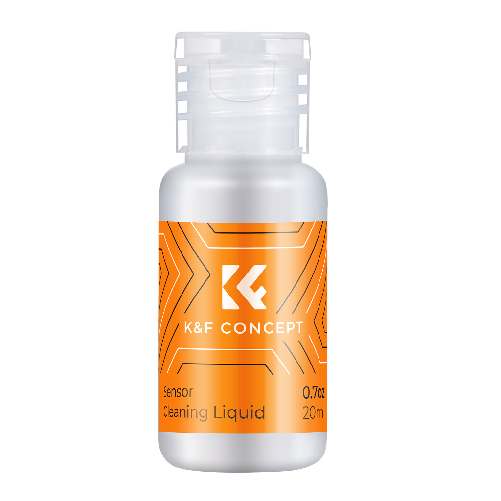 K&F Concept Lens Cleaning Liquid 20ml Camera Cleaner Solution Alcohol Free CCD CMOS for DSLR Sensor Glasses Filter Clean