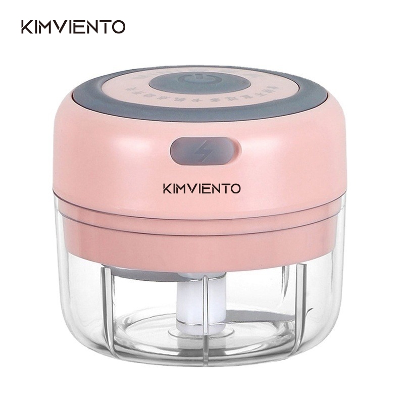 Kimviento Mini Blender Garlic Chopper Electric Food Chopper Portable Food Processor Meat Grinder Pengisar Serbaguna A1