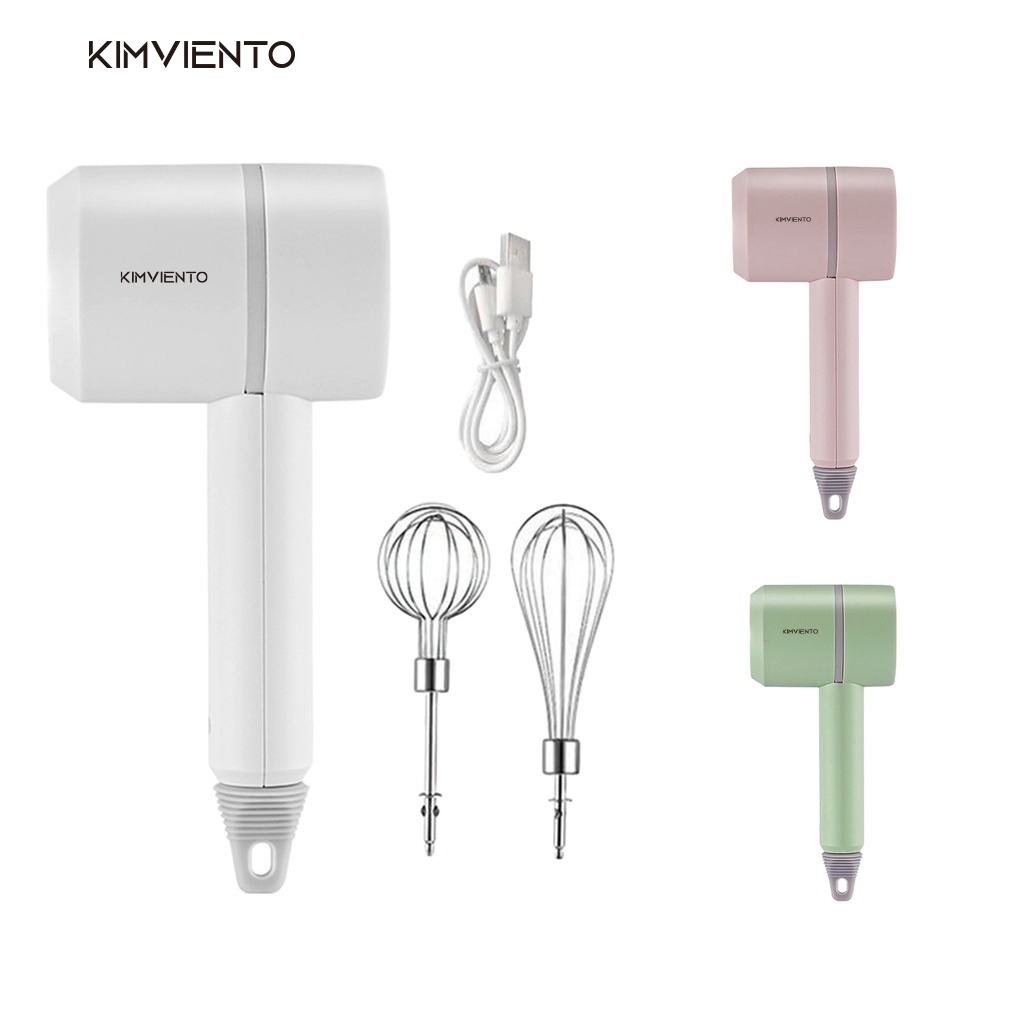 Kimviento Portable Hand Mixer cake electric mini wireless baking mixer