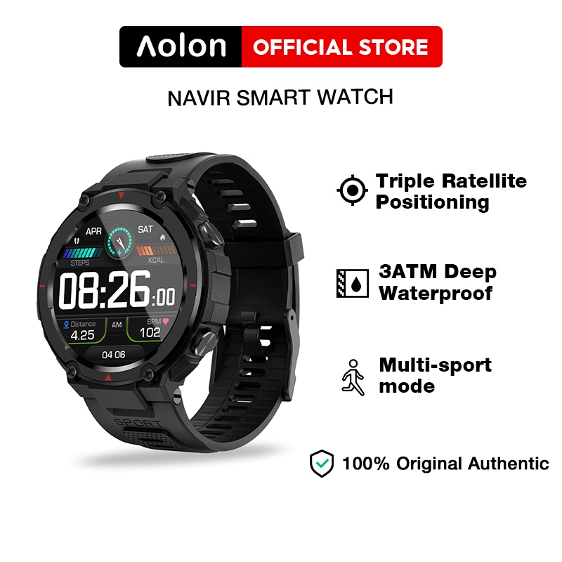 Aolon Navi R S GPS Smart watch AMOLED Display 4 Satellite 3 Modes GPS Heart Rate Blood Pressure Monitor Zeblaze Stratos 2