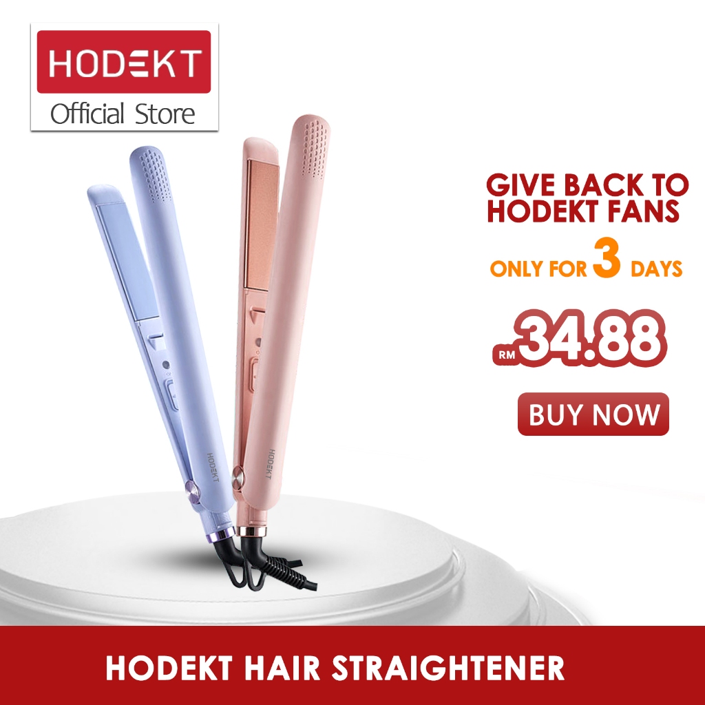 HODEKT 2 In1 Hair Straightener And Curler Professional Hair Straightening Iron