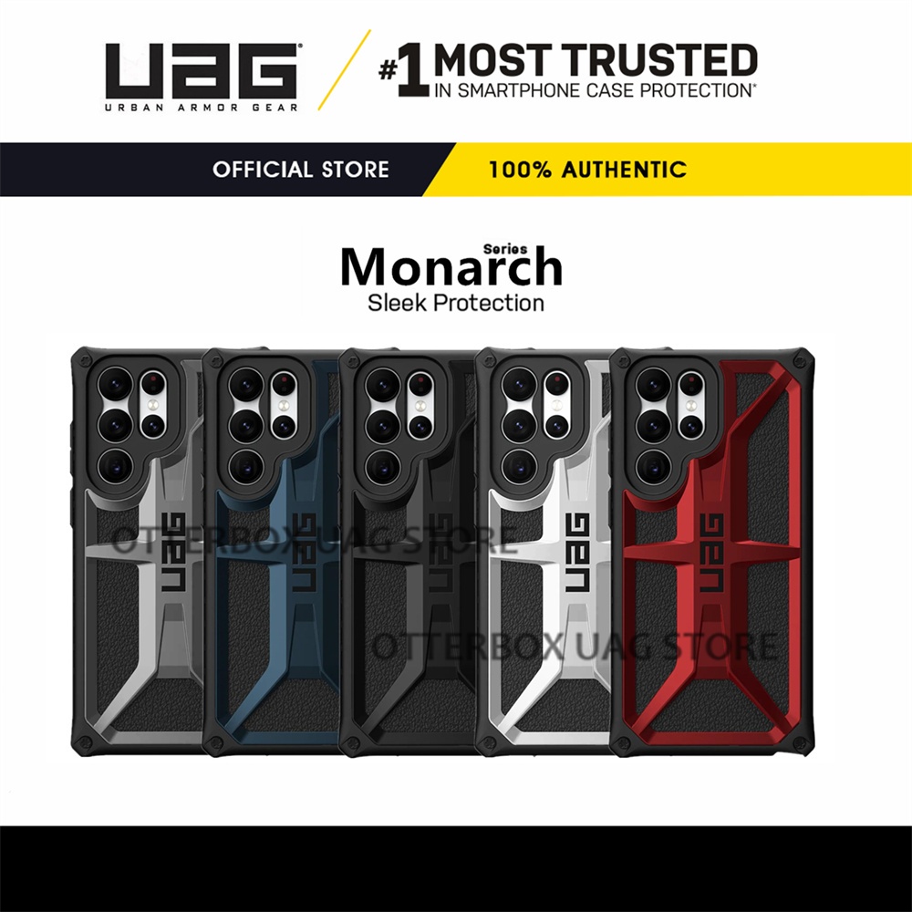 UAG Galaxy S22 S21 Ultra / Galaxy S22 S21+ Plus / Galaxy S22 S21 Case Monarch Samsung Casing Cover Rugged Shockproof Military Drop Tested Protective