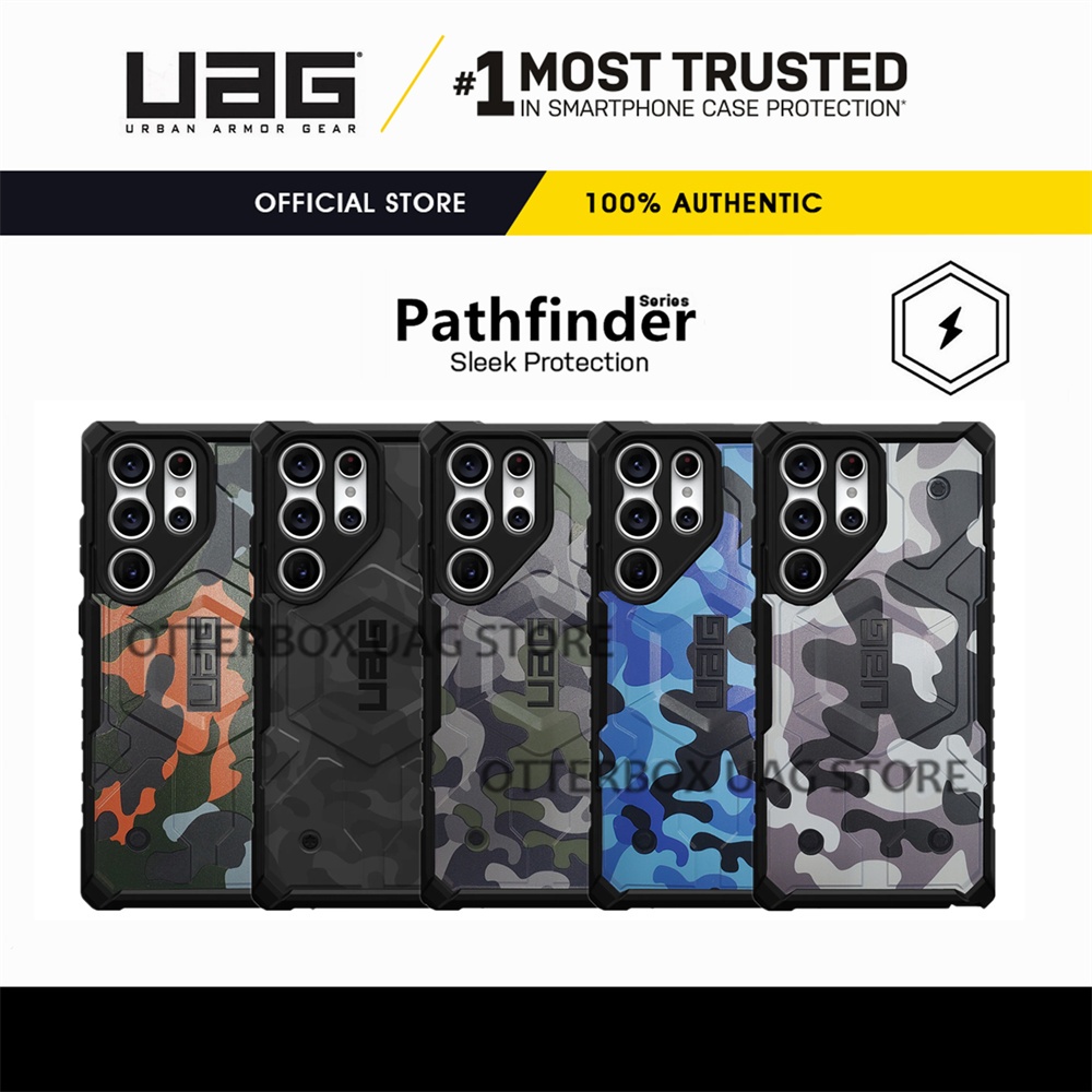 UAG Galaxy S23 S24 Ultra / Galaxy S23 S24+ Plus / Galaxy S23 S24 Case Pathfinder SE Camo Magnetic Design Casing Military Drop Tested Protective Samsung Cover