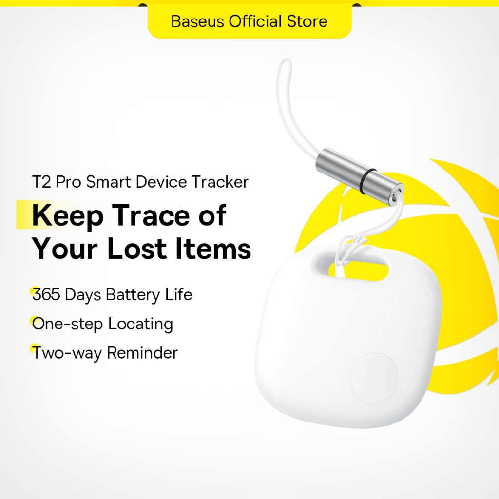 Baseus T2 Pro Wireless Smart Tracker Mini Anti-Lost Track Device Animal Kid Smart Key Tag Locator Track