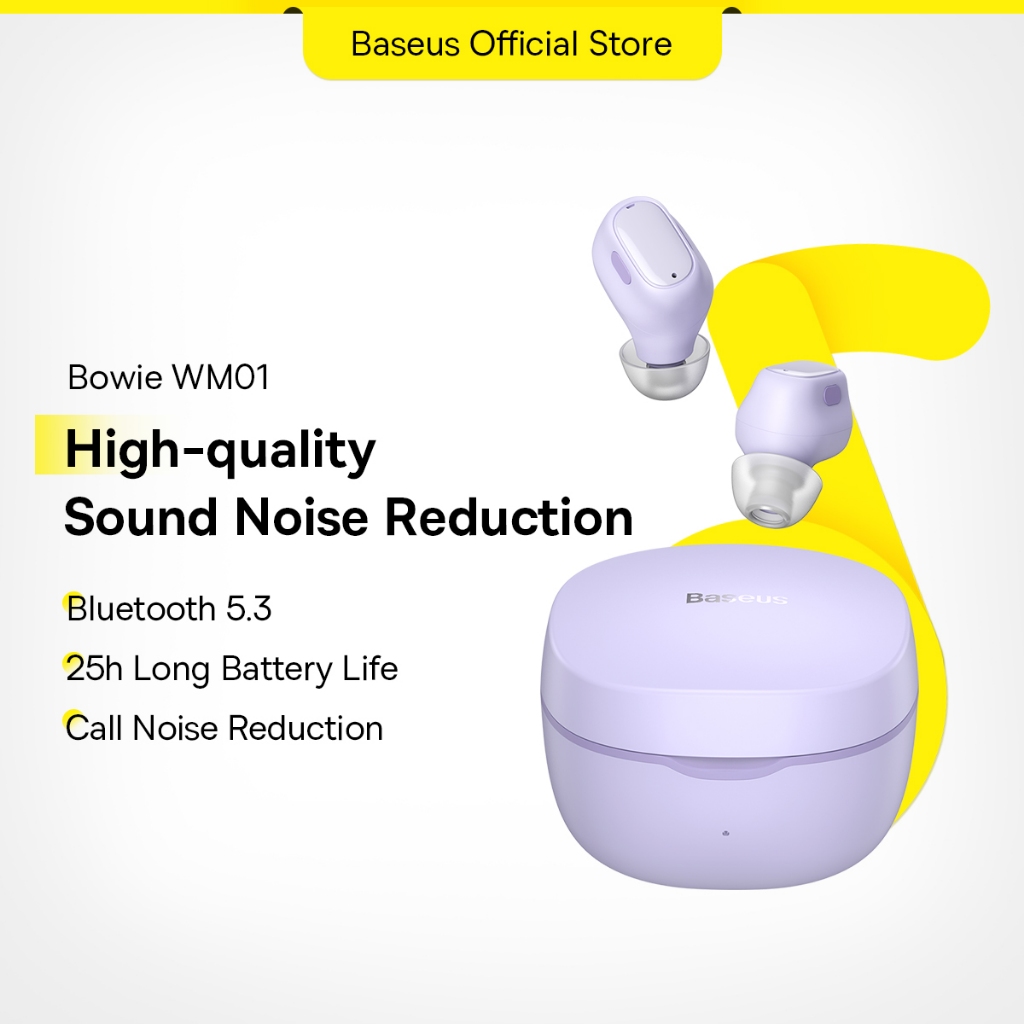 Baseus WM01 TWS Bluetooth Earphones Stereo Wireless 5.3