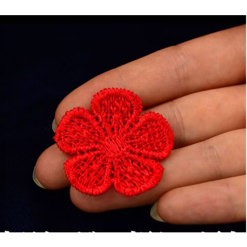 Lace Appliques for Dress Shoes DIY Flower Lace Appliques Embroidery Cheap High Quality