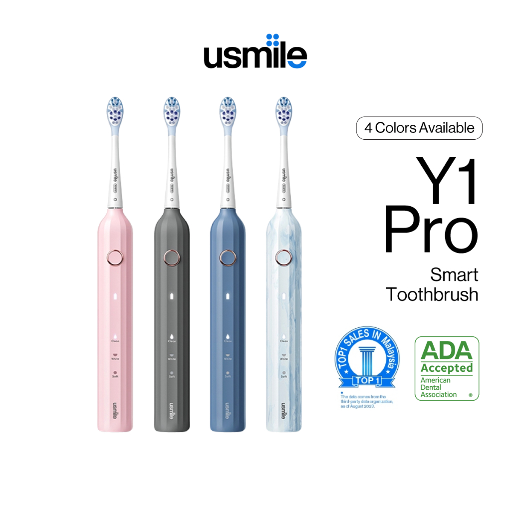 usmile Superclea Sonic Electric Toothbrush Deep Cleaning Technology, Rechargeable 1 Year Battery Life - Y1 Pro