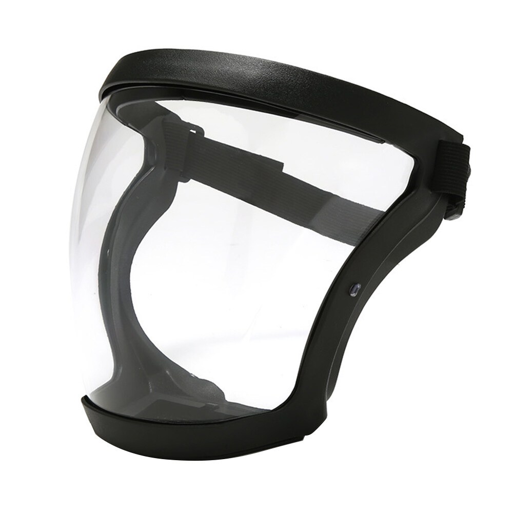 Malaysia In Stock Active protective Hybrid full face shield Acrylic Sports Riding cycling Kitchen Welding Pesticide Mask transparent dustproof anti fog Head Cover Unisex Protection Reusable Facial mas