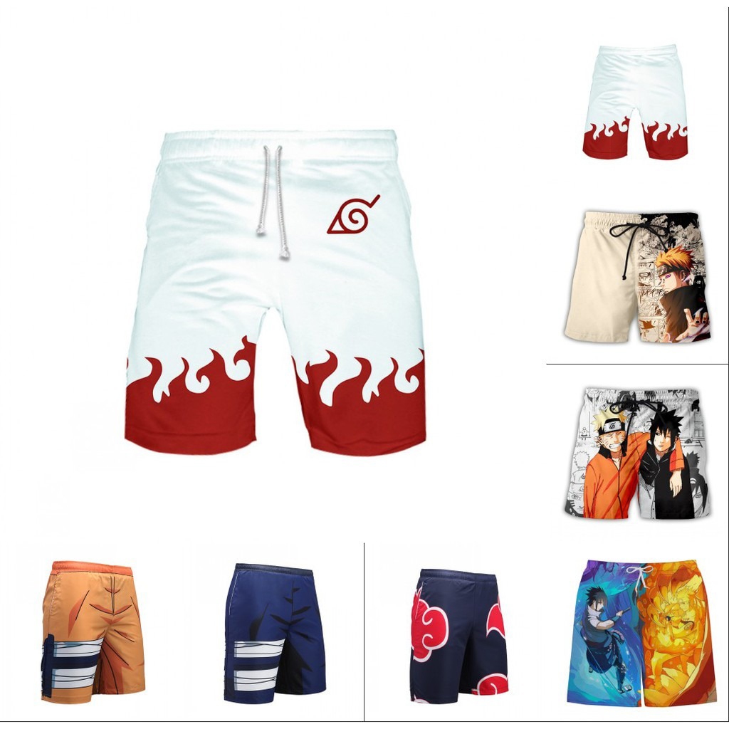 New summer shorts Men's Casual Hip Hop Dragon Ball Z Funny Goku 3D Printed Loose Beach Shorts Men's Beach Wear Shorts