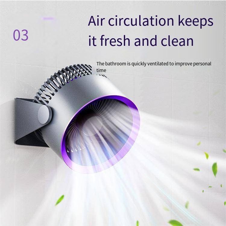 Wireless Air Circulation Fan(7 inches) Table Wall Fan USB Rechargeable Fan with 4000mAh Battery Portable Kipas Tanpa Wayar Kipas Dinding