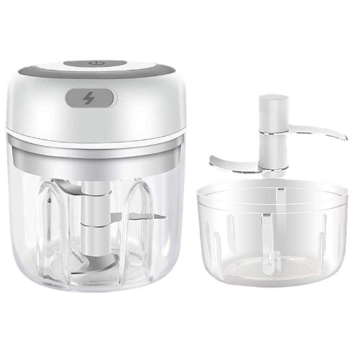 Blender Electric Garlic Masher Automatic Garlic Crusher Chopper Portable USB Charging Blend Garlic Chilli Baby Food 250ml