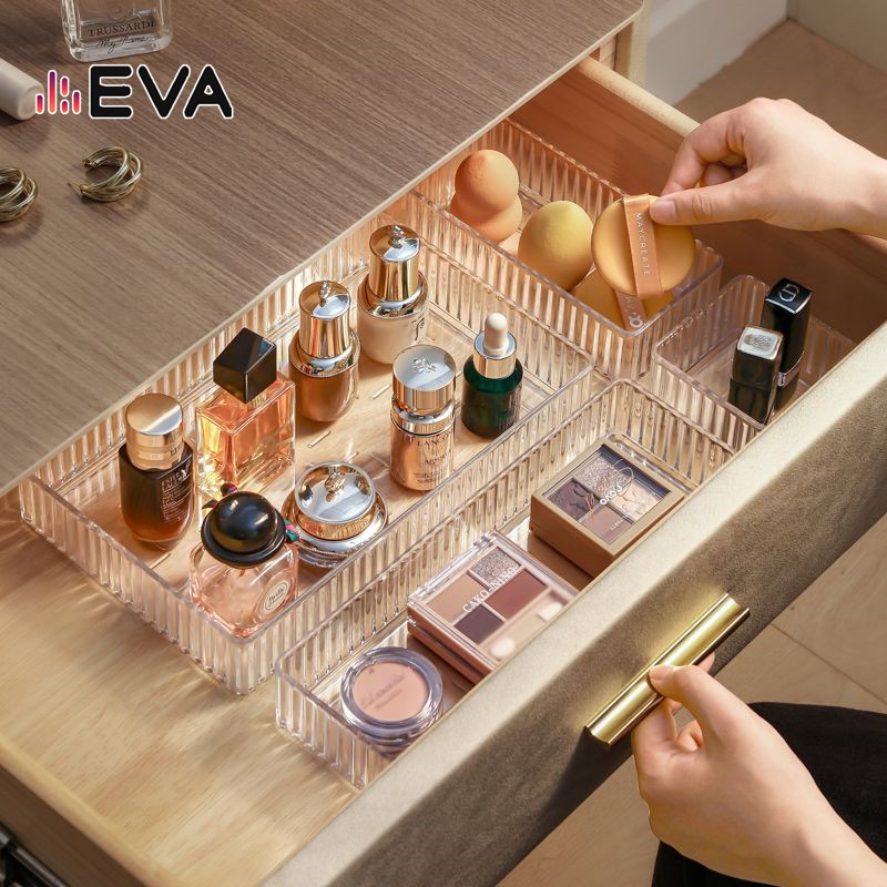 【EVA】【local delivery】drawer and makeup organizer makeup box Cosmetic storage box, drawer, storage compartment box