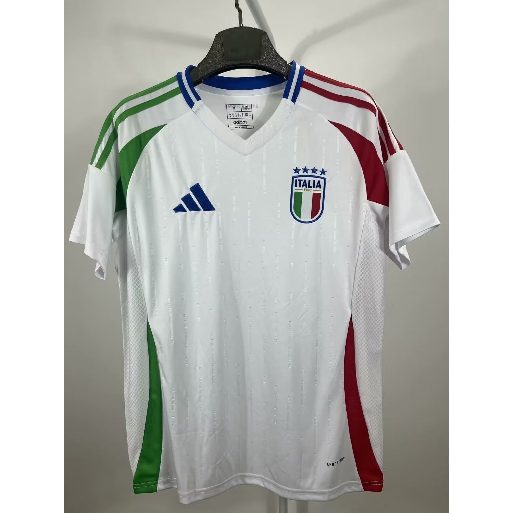 [Fans] 2425 New Italian away jersey Football high-quality sports jersey Short sleeve T-shirt