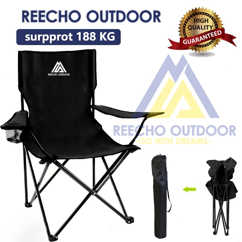 【REECHO OUTDOOR】Kerusi camping kerusi healing kerusi lipat berkualiti tinggi untuk dalam & luar rumah, sesuai untuk piknik, memancing, pantai, dan mendaki. Model berkapasiti tinggi sehingga 150kg & saiz kanak-kanak turut tersedia.